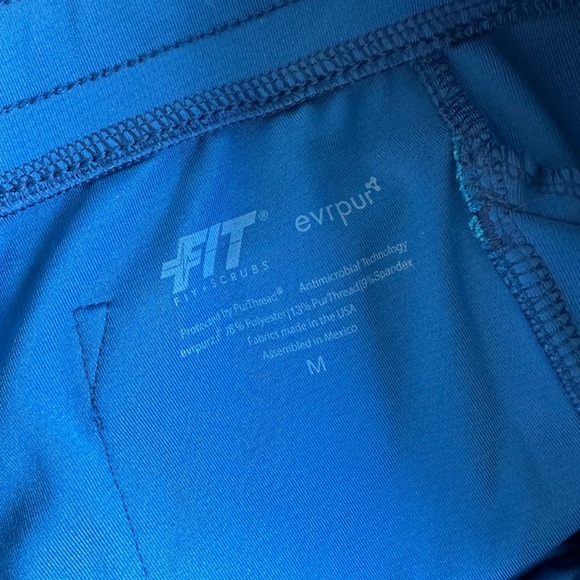 Fit Scrubs Royal Blue Pants - Picture 2 of 4